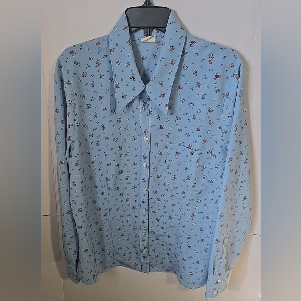 Levi's Blue Floral Blouse